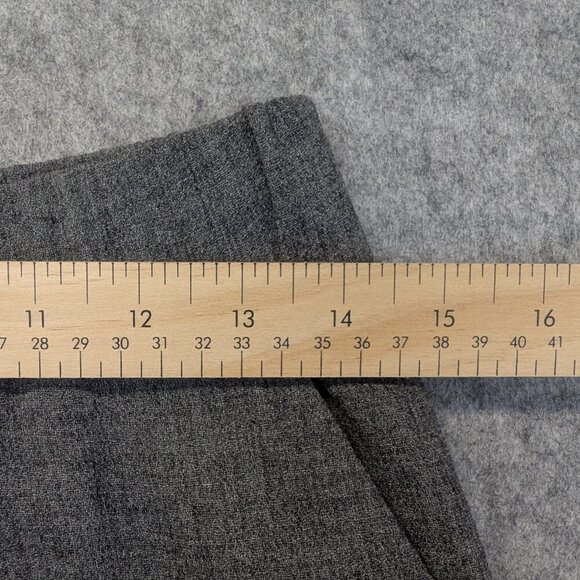 Wilfred Aritzia Wool charcoal gray jogger trouser pant elastic ankle office - Picture 7 of 9